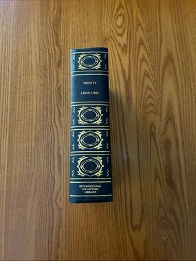 Blue & Gold Decorative Book 
 - Trinity (Leon Uris)